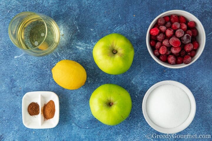 ingredients laid out on a table