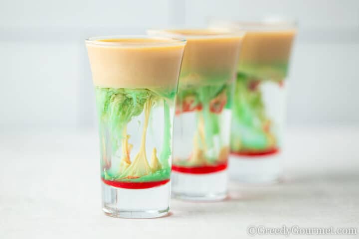 Zombie brain shots.