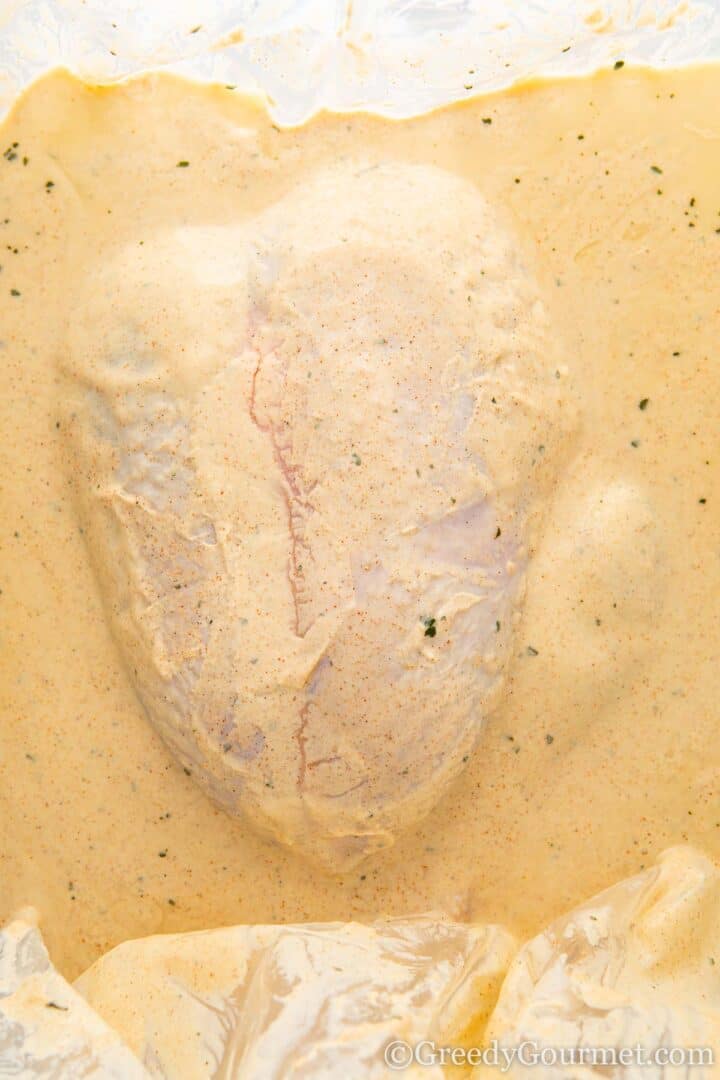 turkey in buttermilk brine.