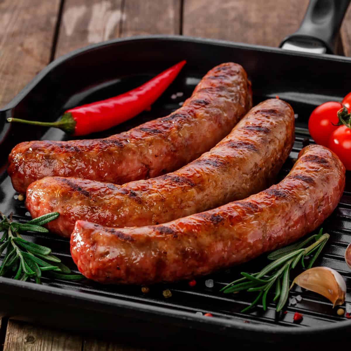 How to reheat sausages