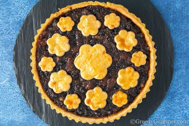 baked mincemeat tart.