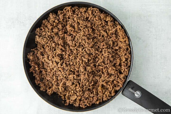 fried beef mince.