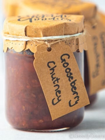 gooseberry chutney.