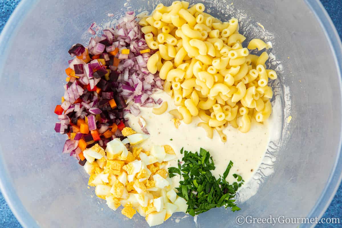 Classic Macaroni Salad Perfect For BBQ Greedy Gourmet