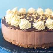 no bake nutella cheesecake.