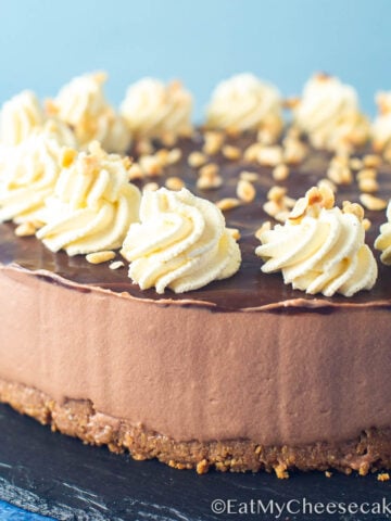 no bake nutella cheesecake.