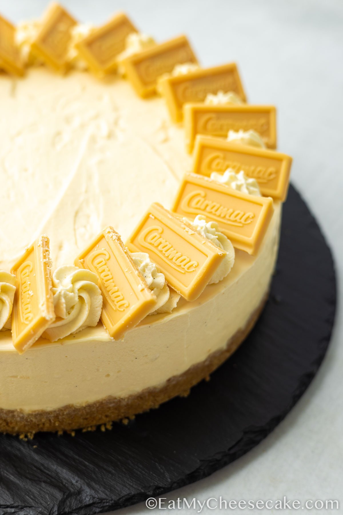 caramac cheesecake.