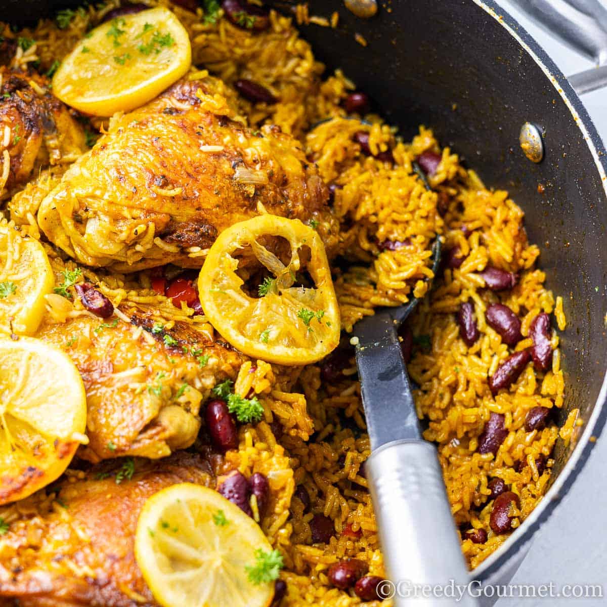 Spicy One Pot Chicken And Rice | Greedy Gourmet