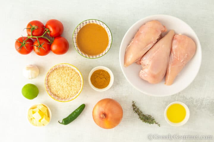 ingredients needed for Caribbean peanut chicken.