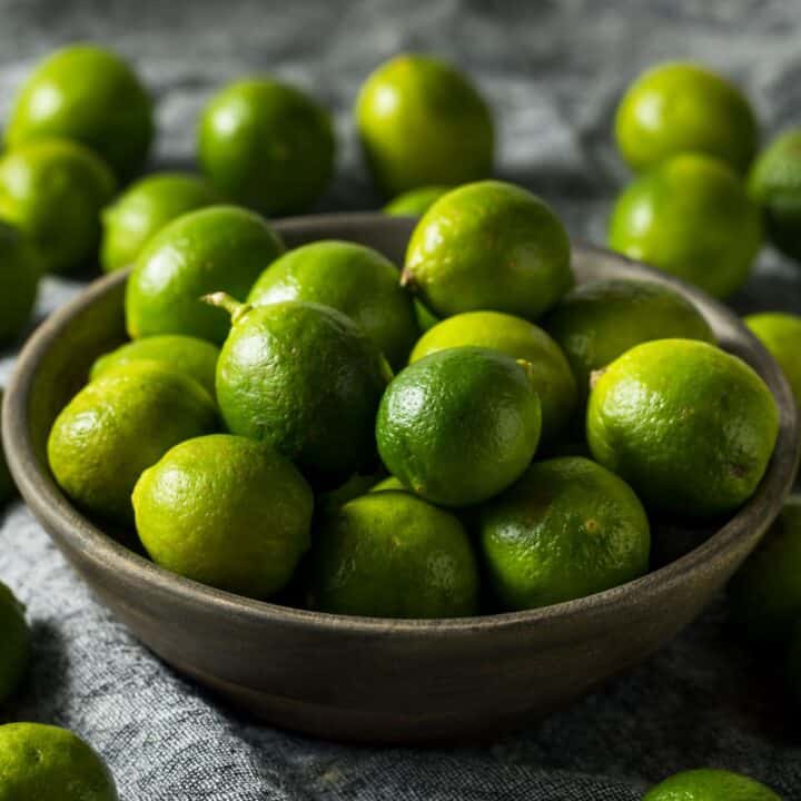fruits that start with k, key limes.