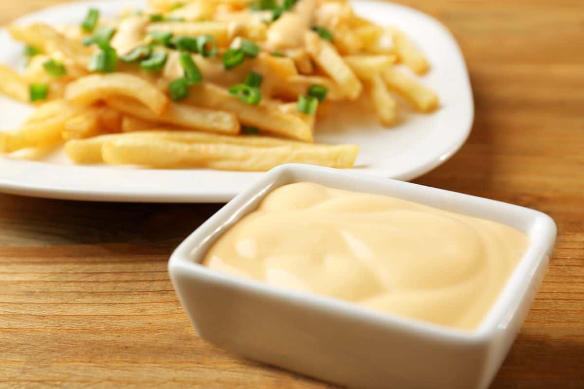 fries and cheese sauce.