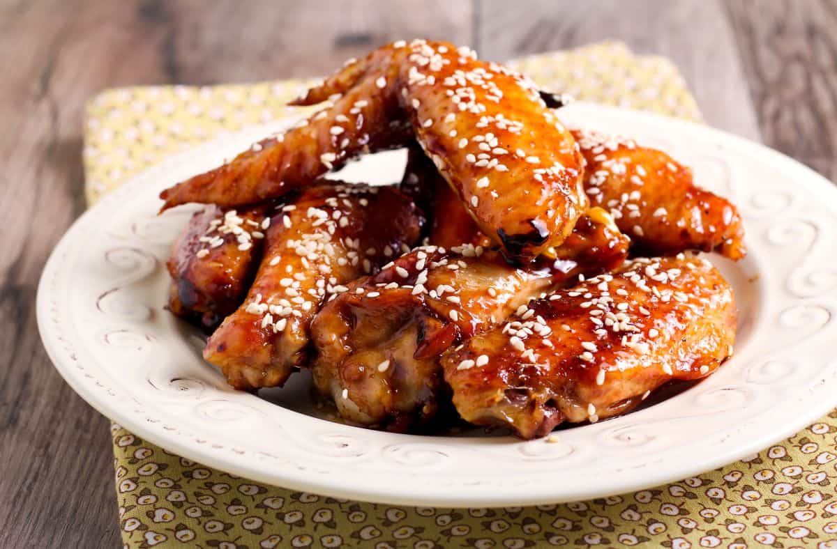 sesame chicken wings.