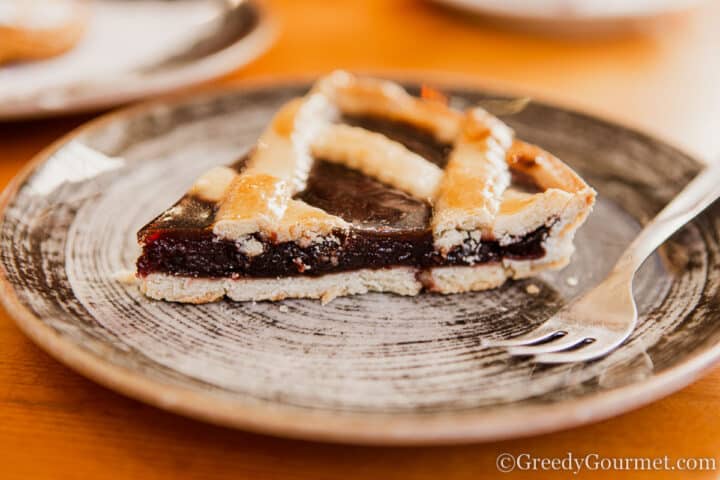 cherry crostata.