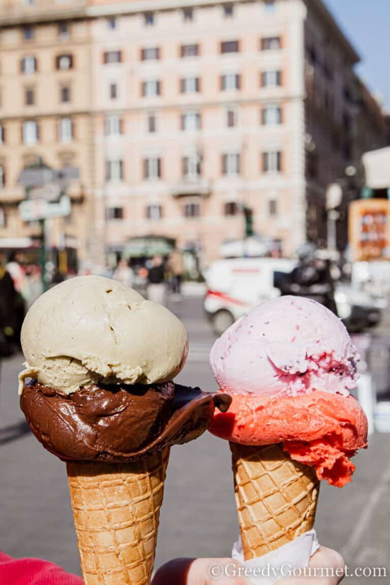 italian gelato.