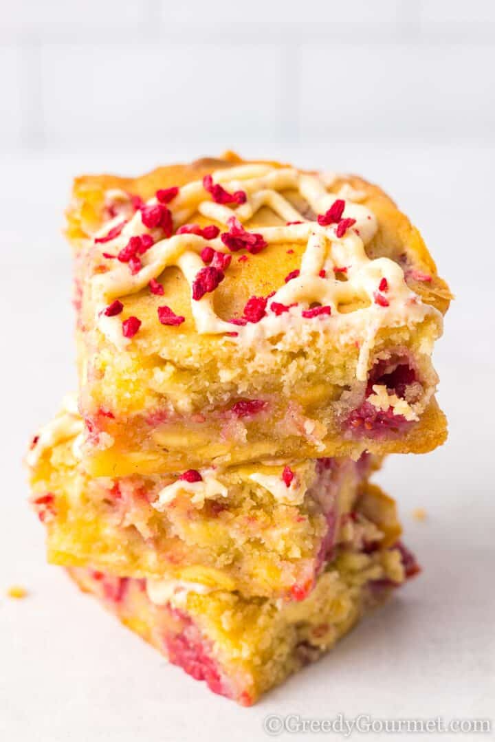 blondie squares in a pile.