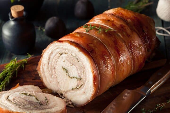 handmade porchetta.