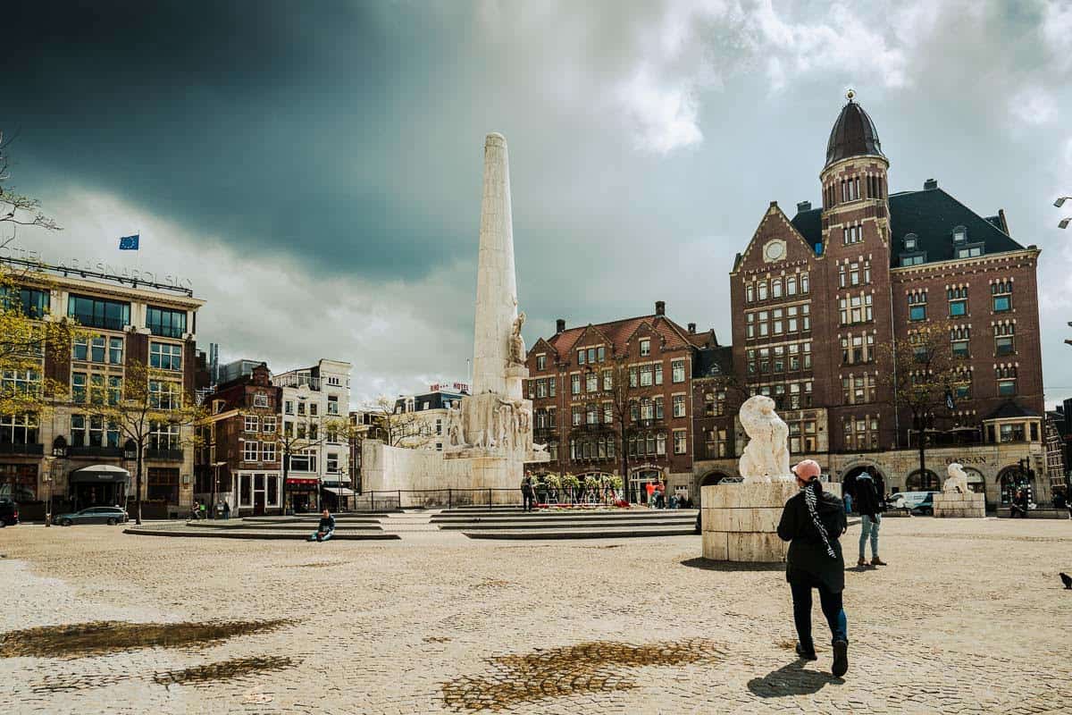 The national monument square.