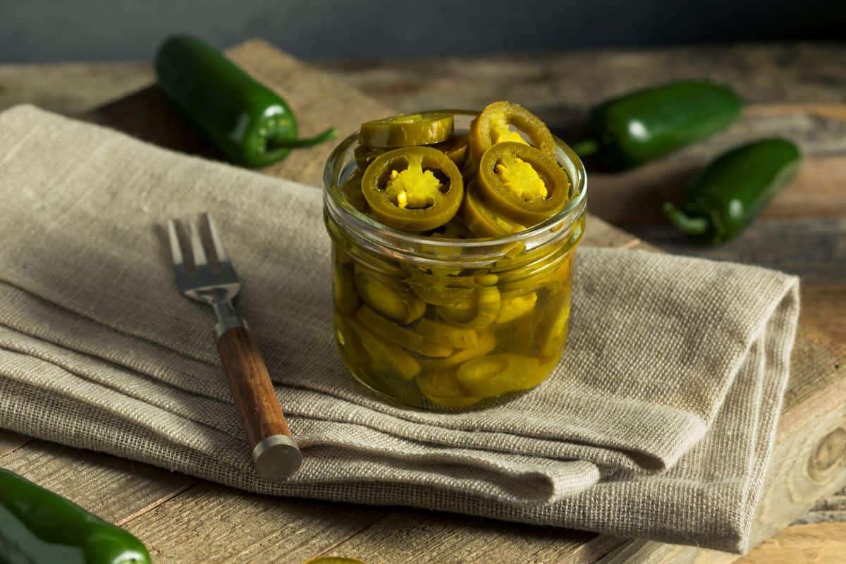 pickled jalapeños.