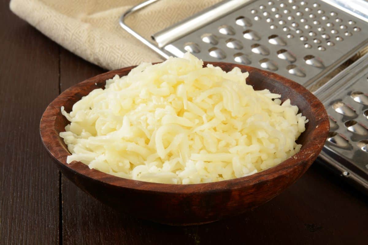 grated cheese.