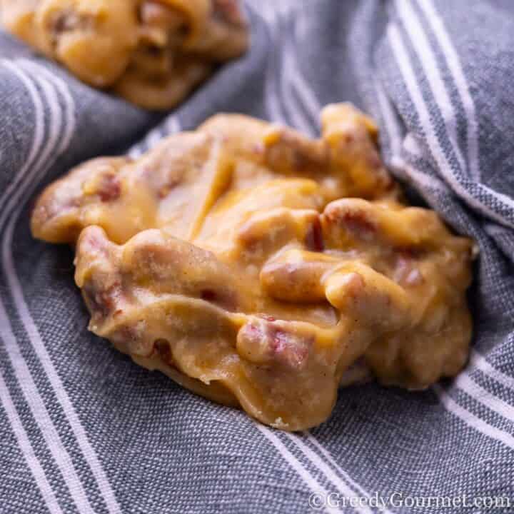 Pecan pralines in a post for food gift ideas.