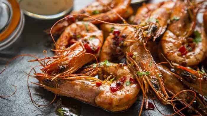 Spicy Portuguese Prawns