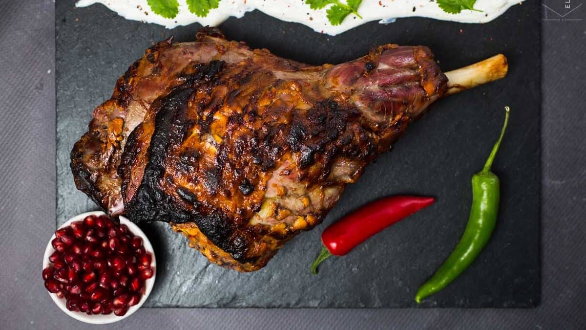 Leg of Lamb Indian Roast