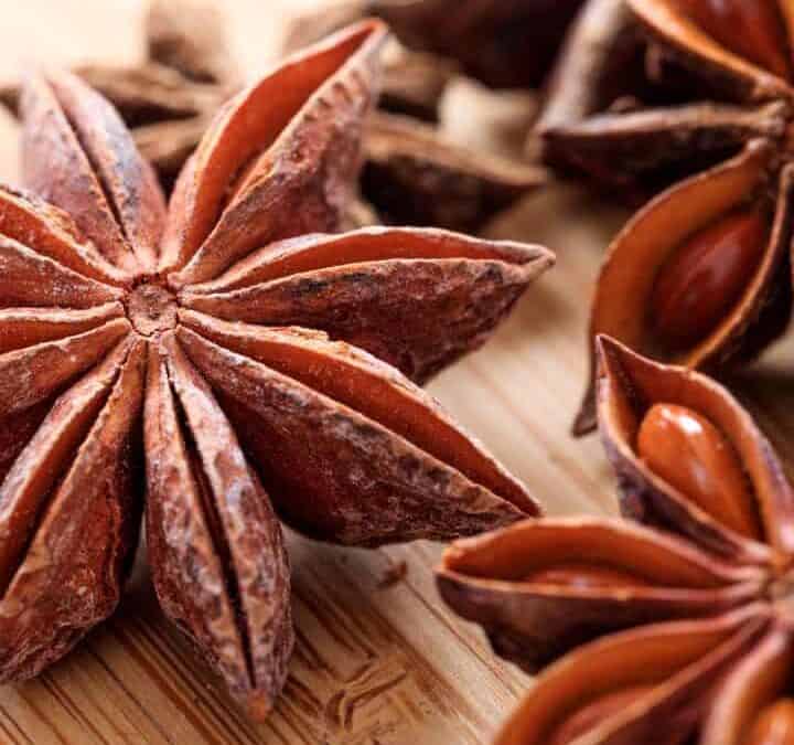 star anise close up.