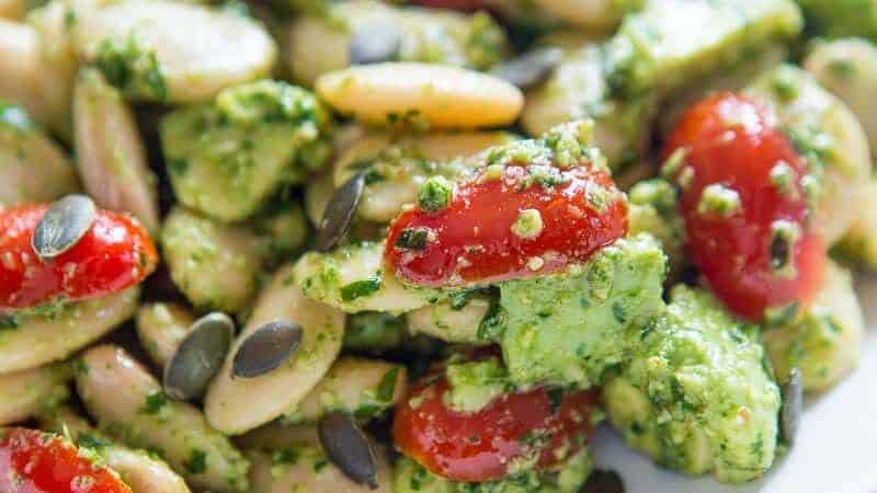 Pesto With Butter Bean Salad