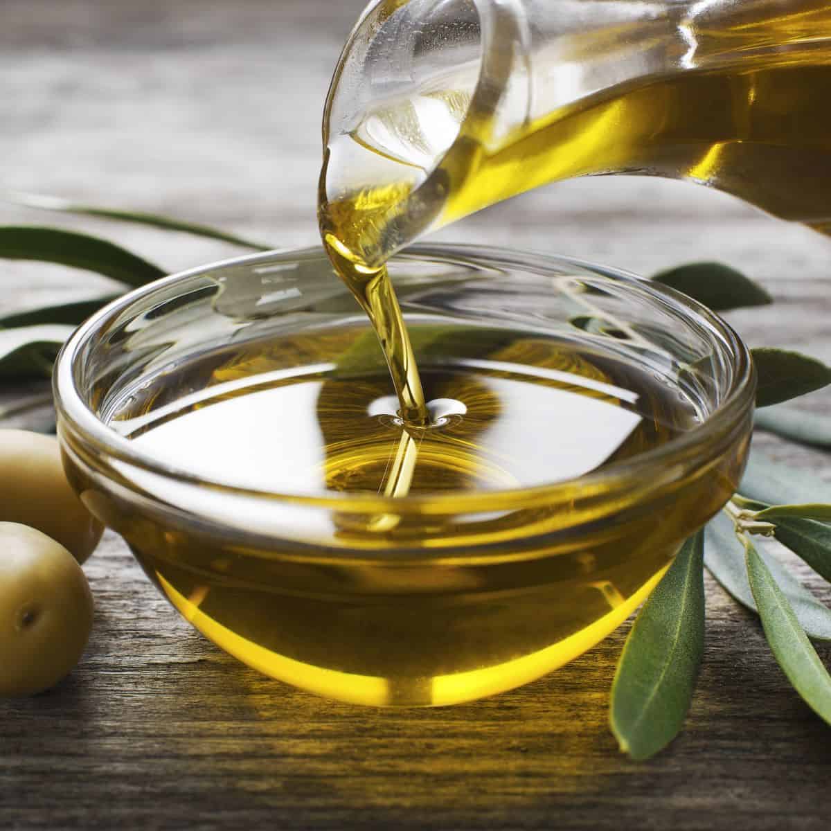 baking with olive oil.